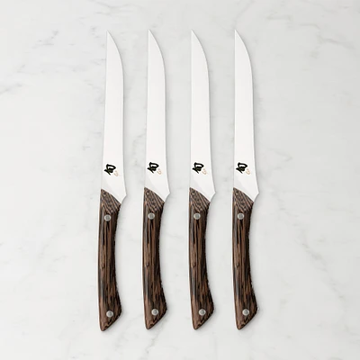 Shun Shima Natural Steak Knives, Set of 4