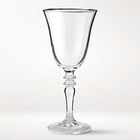 Silver Rim Wine Glasses