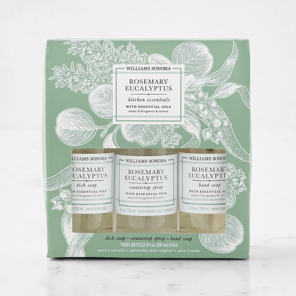 Williams Sonoma Rosemary Eucalyptus Kitchen Essentials Kit