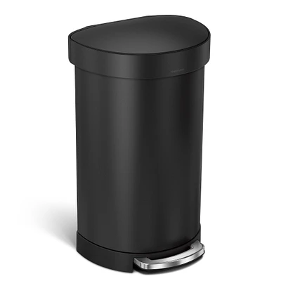 simplehuman™ 45 Liter Semi-Round Kitchen Step Trash Can