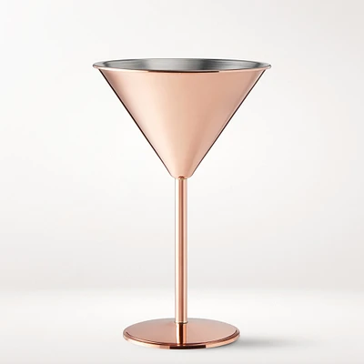 Copper Martini Glasses