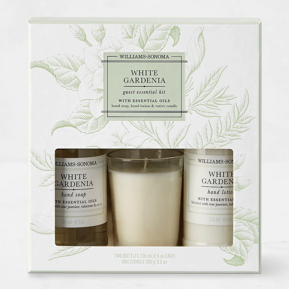 Williams Sonoma White Gardenia Guest Set