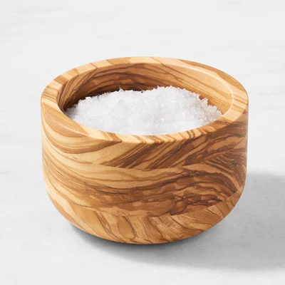 Williams Sonoma Olivewood Salt Cellar