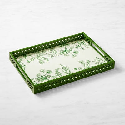 Garden Lattice Lacquer Tray