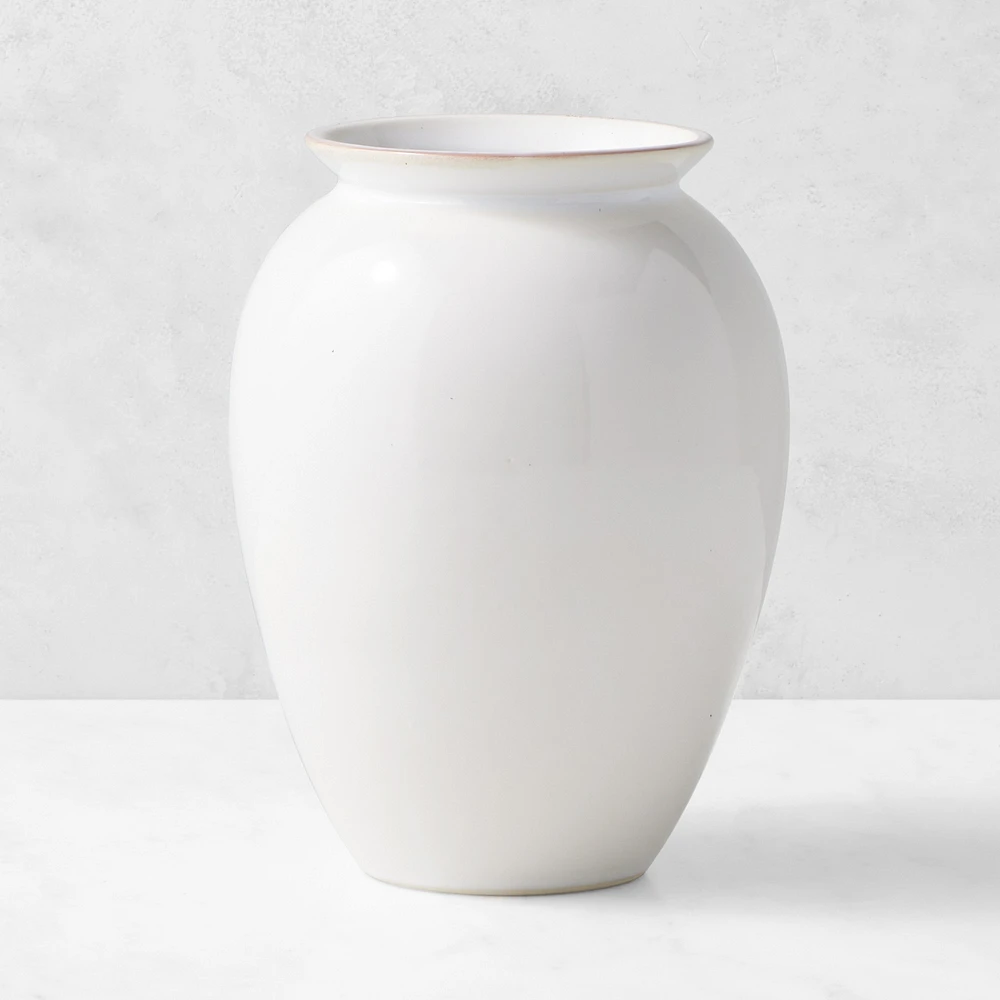 OPEN BOX: Provençal Large Vase, White