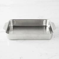 Williams Sonoma Signature Thermo-Clad™ Stainless-Steel Ovenware Rectangular Pan, 9" x 13"