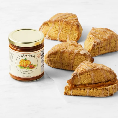 Pumpkin Spice Scones with Pumpkin Butter