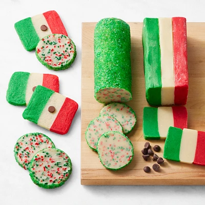 Jane's Sweet Things Mexican Flag Slice & Bake Cookies