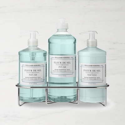 Williams Sonoma Fleur De Sel Hand Soap & Lotion 4-Piece Kitchen Set