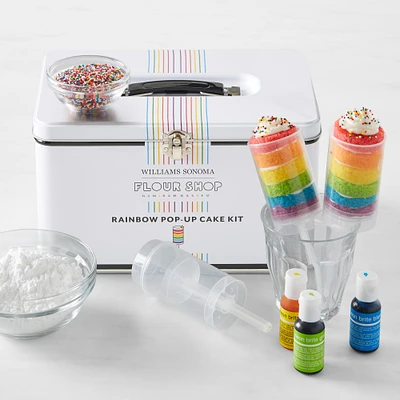 Flour Shop x Williams Sonoma Rainbow Pop-Up Cake Kit