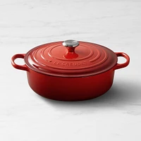 Le Creuset Signature Enameled Cast Iron Round Wide Dutch Oven, 6 3/4-Qt.