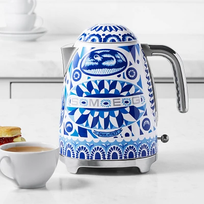 SMEG Dolce & Gabbana Electric Kettle, Blu Mediterraneo