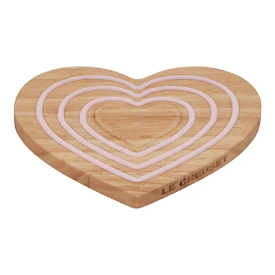 Le Creuset Heart Shaped Magnetic Wooden Trivet