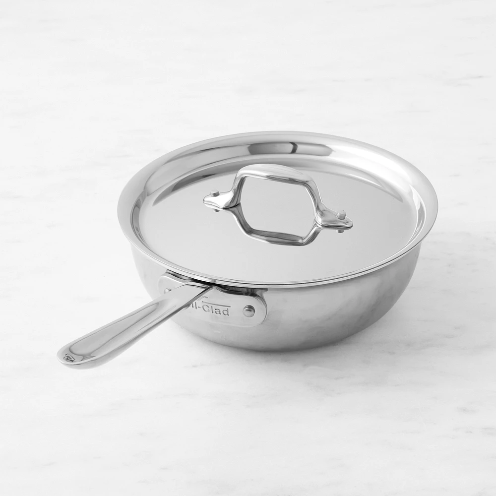 All-Clad D3® Tri-Ply Stainless-Steel Saucier