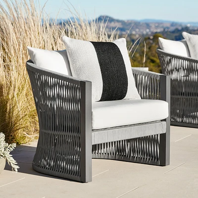 Pasadena Outdoor Metal Club Chair