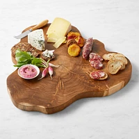 Teak Live Edge Cheese Board