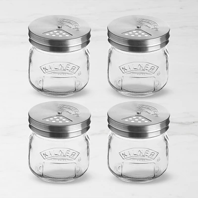 Kilner Storage Jar with Shaker Jar, Set of 4