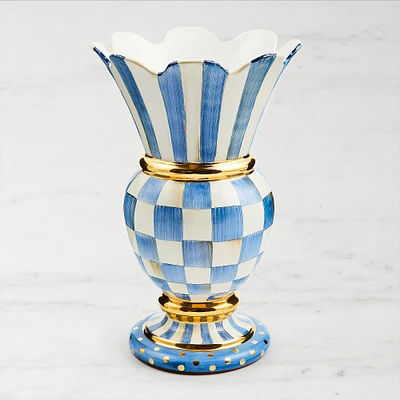 MacKenzie-Childs Royal Check Great Vase