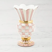 MacKenzie-Childs Rosy Check Ceramic Great Vase