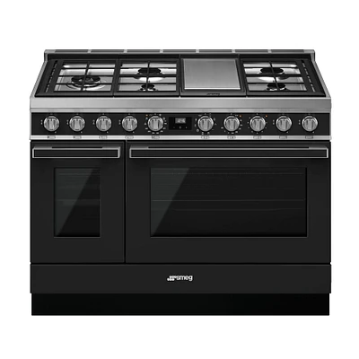 SMEG Portofino Dual-Fuel Range, 48"