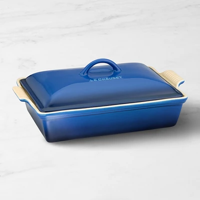 Le Creuset Heritage Stoneware Rectangular Covered Casserole, 4-Qt.