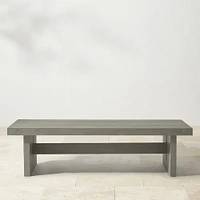 San Clemente Grey Teak Rectangle Coffee Table (60")