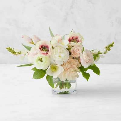 Famille Rose Faux Floral Arrangement