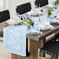 Vintage Floral Jacquard Table Runner
