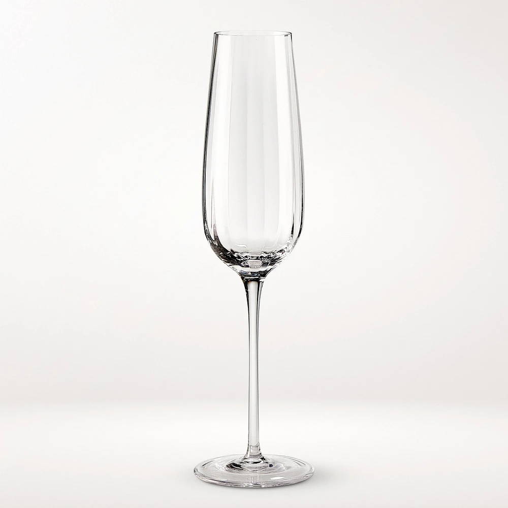 Williams Sonoma Reserve Optic Champagne Flutes