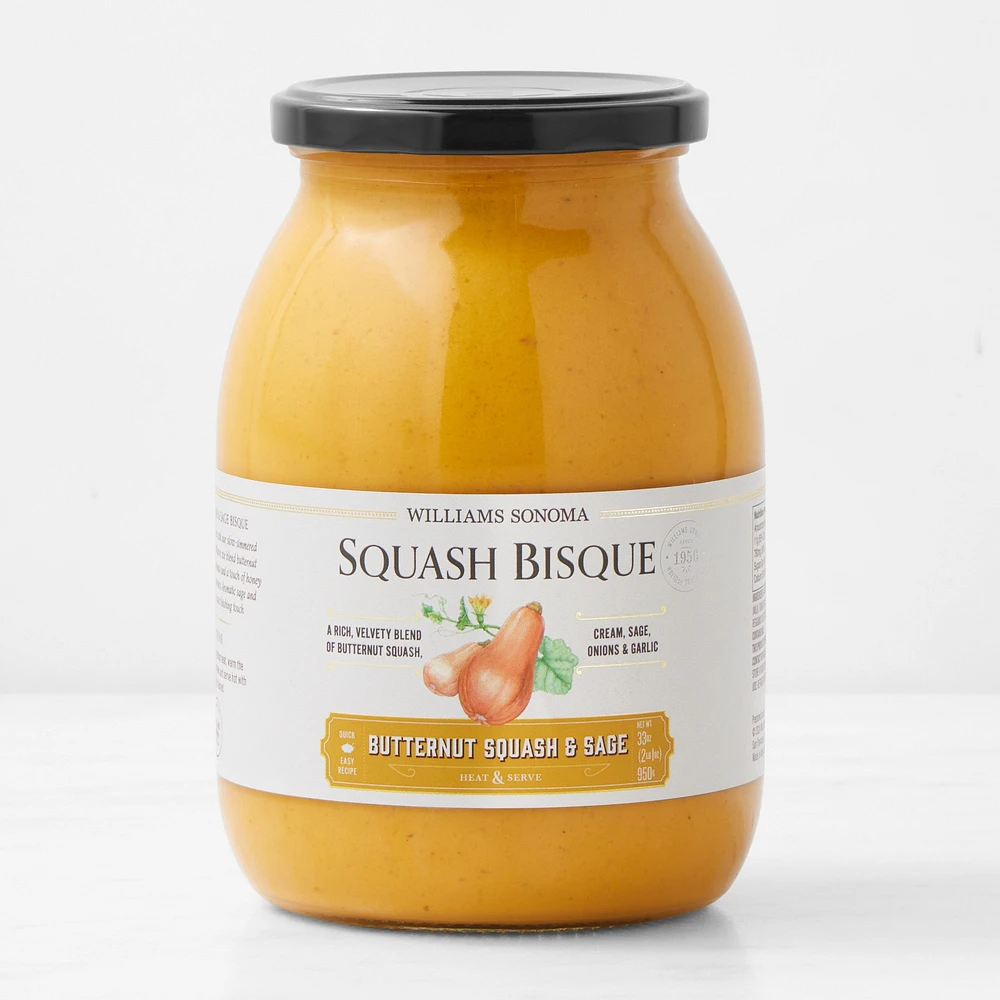 Williams Sonoma Butternut Squash & Sage Bisque, 34oz