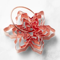 Williams-Sonoma Copper Snowflake Cookie Cutters on Ring, Set of 5