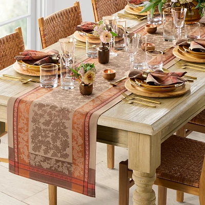 Jacquard Foliage Table Runner