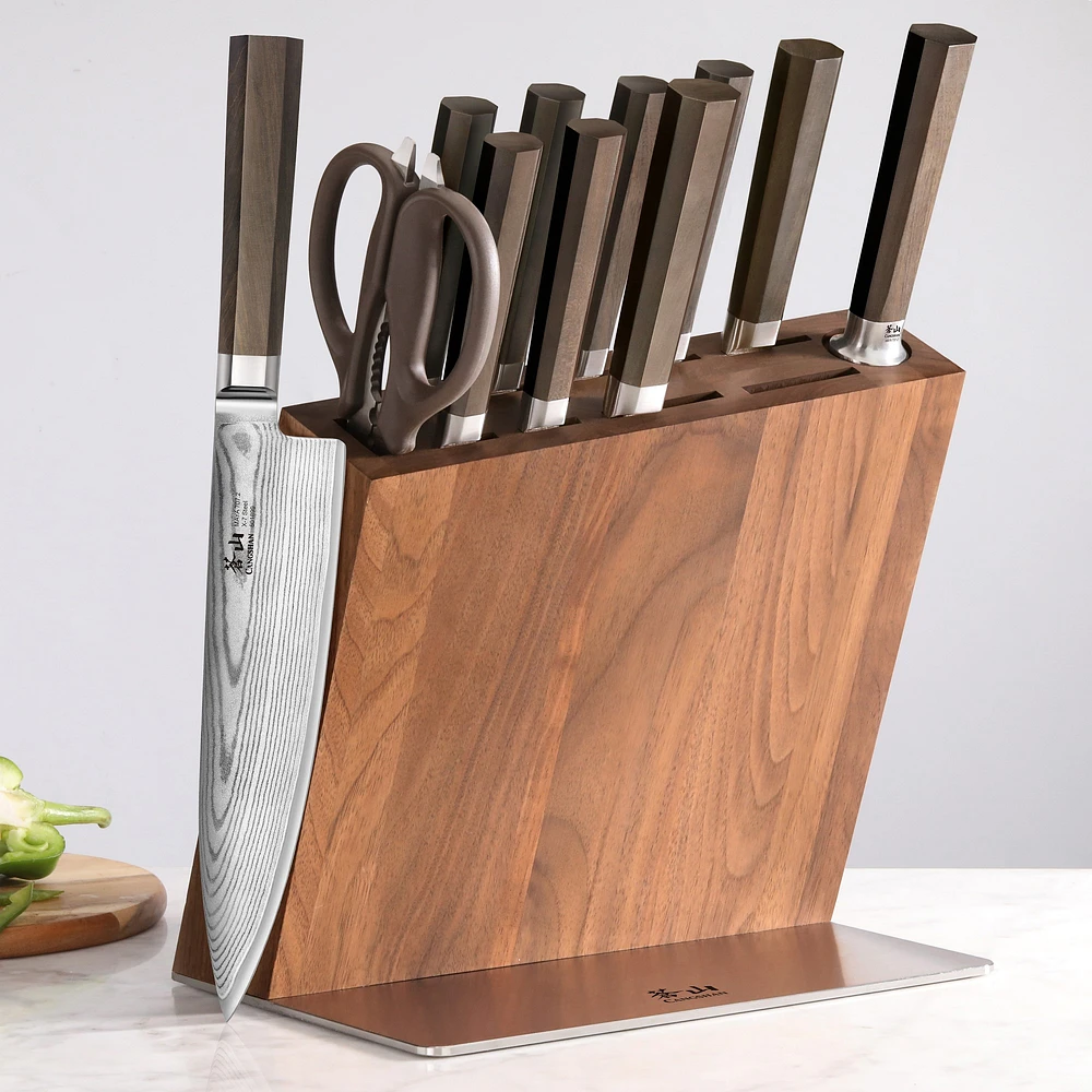 Cangshan Maya Knife Block, Set of 12