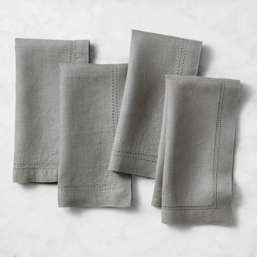 Linen Double Hemstitch Napkins