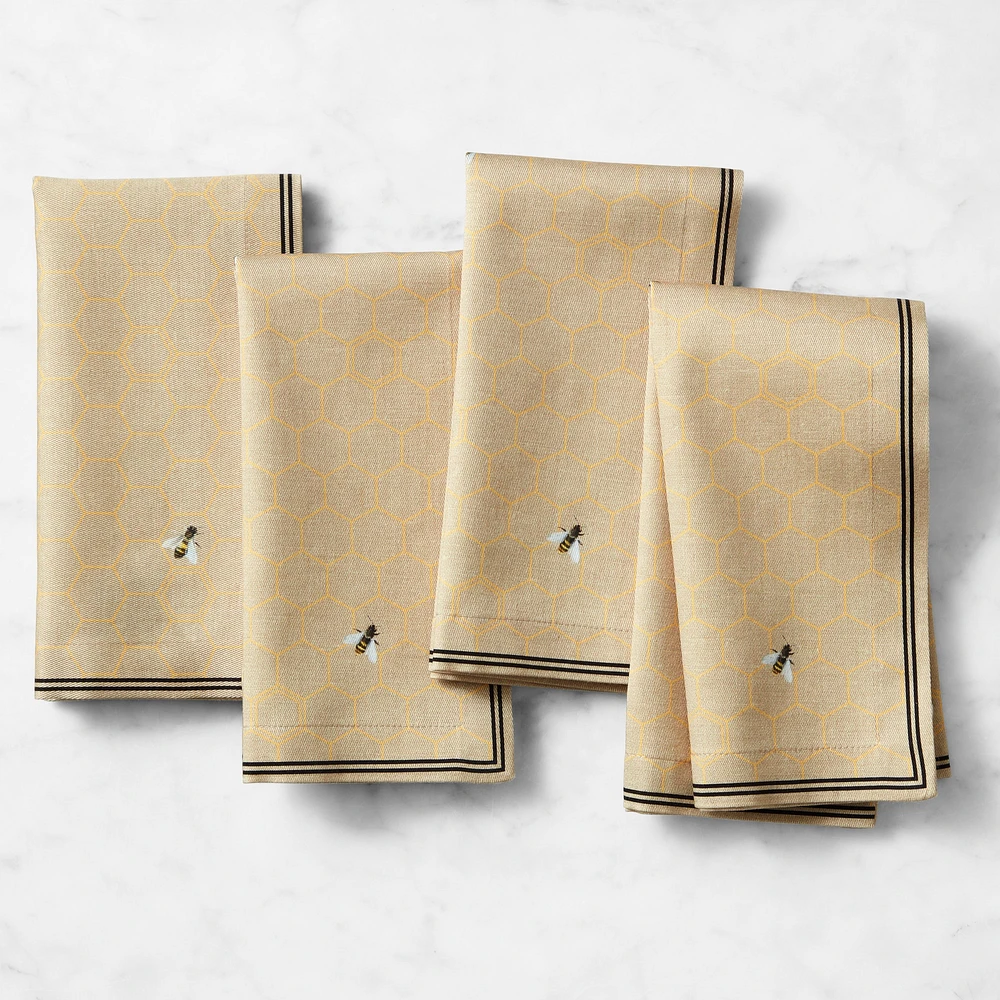 Bee Napkins, Set of 4