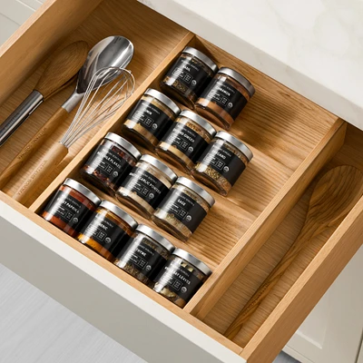 Hold Everything In-Drawer Spice Storage with Spices