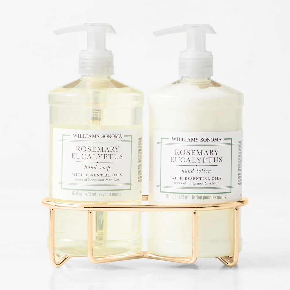 Williams Sonoma Rosemary Eucalyptus Hand Soap & Lotion -Piece Set