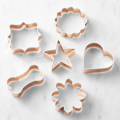 Williams Sonoma Copper Cookie Cutter with Silicone Edge