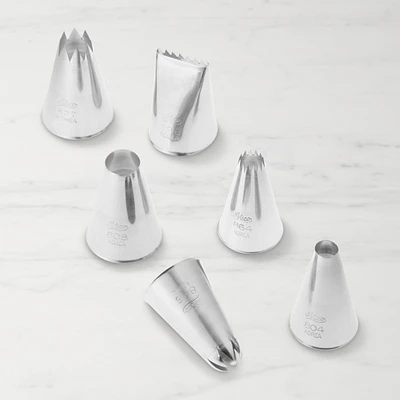 Ateco Pastry Tips, Set of 6