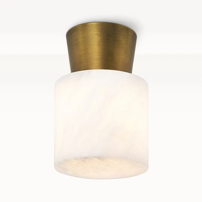 Hazel Alabaster Flush Mount