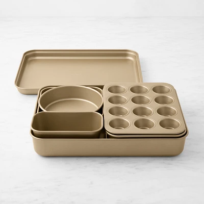 Williams Sonoma Goldtouch® Space Saving Bakeware, Set of 9