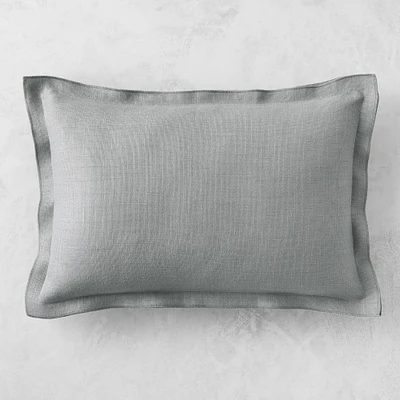 Double Flange Belgian Linen with Libeco™ Pillow Cover