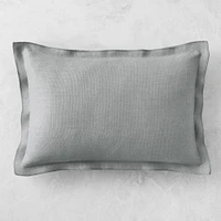 Double Flange Belgian Linen with Libeco™ Pillow Cover