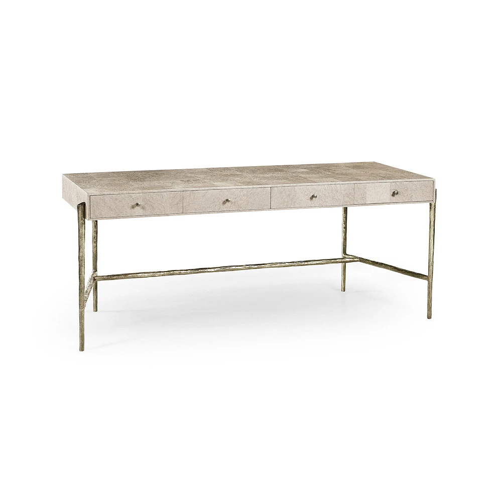 Jonathan Charles Surge Madrona Burlwood Desk (73")