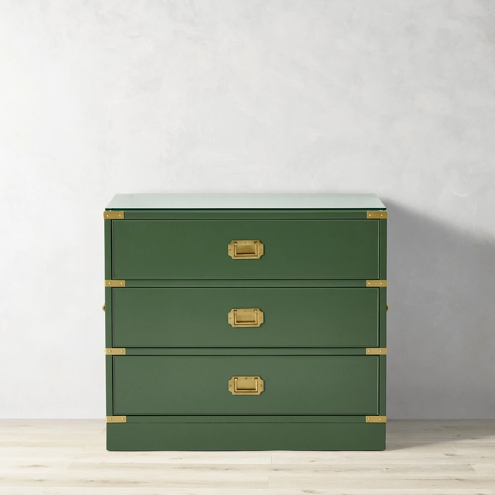 Campaign 3-Drawer Nightstand (30")