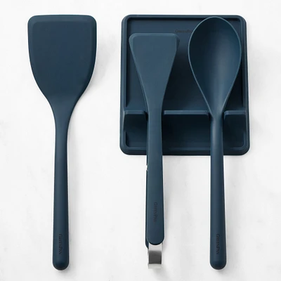 GreenPan™ Silicone Tools Utensil and Spoon Rest Set, Set of 4