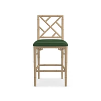 Chippendale Upholstered Bistro Counter Stool