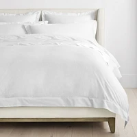 464 Thread Count Percale Hemstitch Duvet Cover & Shams