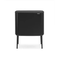 Brabantia Bo Touch Top Multi Compartment Recycling Trash Can, 3 x Gallon