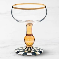 MacKenzie-Childs Courtly Check Coupe Glass